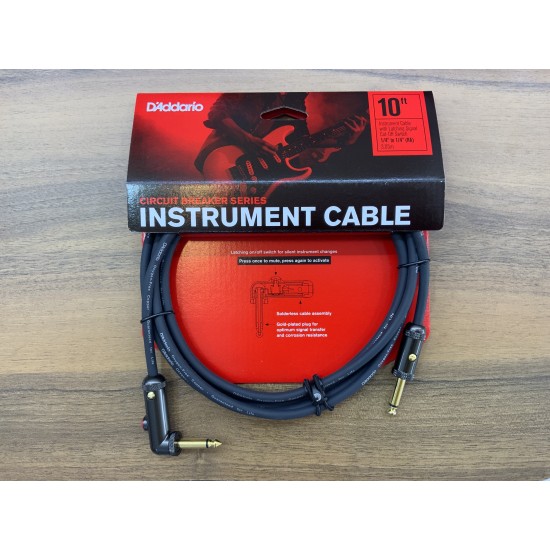 DADDARIO DEVRE KESİCİLİ PROFESYONEL ENSTRÜMAN KABLOSU (3.05m)