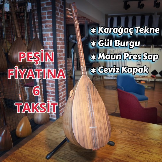 42 CM KARAAĞAÇ KISA SAPLI BAĞLAMA (KOD: 03479)