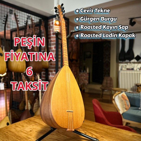 38,5 CM CEVİZ KISA SAPLI BAĞLAMA (KOD: 03574)