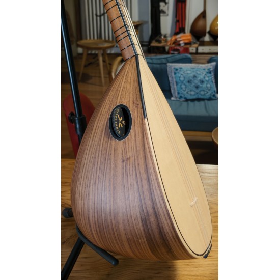 37 CM CEVİZ KISA SAPLI BAĞLAMA (KOD: 03656)