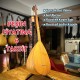 40 CM YAPRAK DUT UZUN SAPLI BAĞLAMA (KOD: 03576)